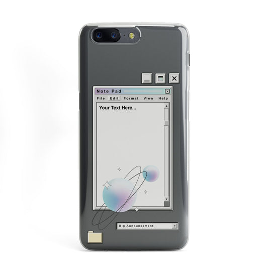 Retro Note Pad OnePlus Case