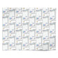 Retro Note Pad Personalised Wrapping Paper Alternative