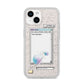 Retro Note Pad iPhone 14 Glitter Tough Case Starlight