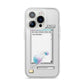 Retro Note Pad iPhone 14 Pro Clear Tough Case Silver