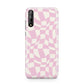 Retro Pink Check Huawei Enjoy 10s Phone Case