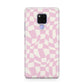 Retro Pink Check Huawei Mate 20X Phone Case