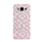 Retro Pink Check Samsung Galaxy A3 Case