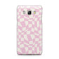 Retro Pink Check Samsung Galaxy J5 2016 Case