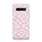 Retro Pink Check Samsung Galaxy S10 Plus Case