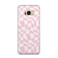 Retro Pink Check Samsung Galaxy S8 Plus Case