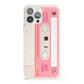 Retro Pink Tape iPhone 13 Pro Max Full Wrap 3D Snap Case