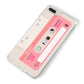 Retro Pink Tape iPhone 8 Plus Bumper Case on Silver iPhone Alternative Image