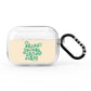 Retro Positive Quote AirPods Pro Clear Case
