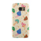 Retro Psychedelic Mushrooms Samsung Galaxy Case