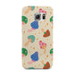 Retro Psychedelic Mushrooms Samsung Galaxy S6 Edge Case