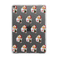 Retro Santa Face Apple iPad Grey Case