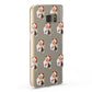 Retro Santa Face Samsung Galaxy Case Fourty Five Degrees
