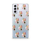 Retro Santa Face Samsung S21 Plus Case