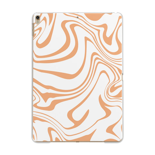 Retro Swirl Apple iPad Gold Case