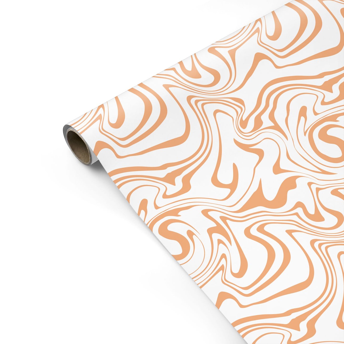 Retro Swirl Personalised Gift Wrap