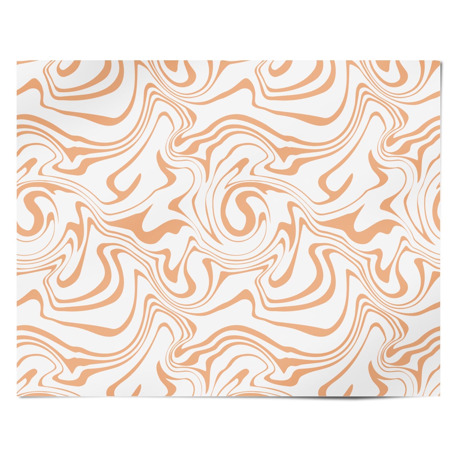 Retro Swirl Personalised Wrapping Paper Alternative
