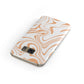 Retro Swirl Samsung Galaxy Case Front Close Up