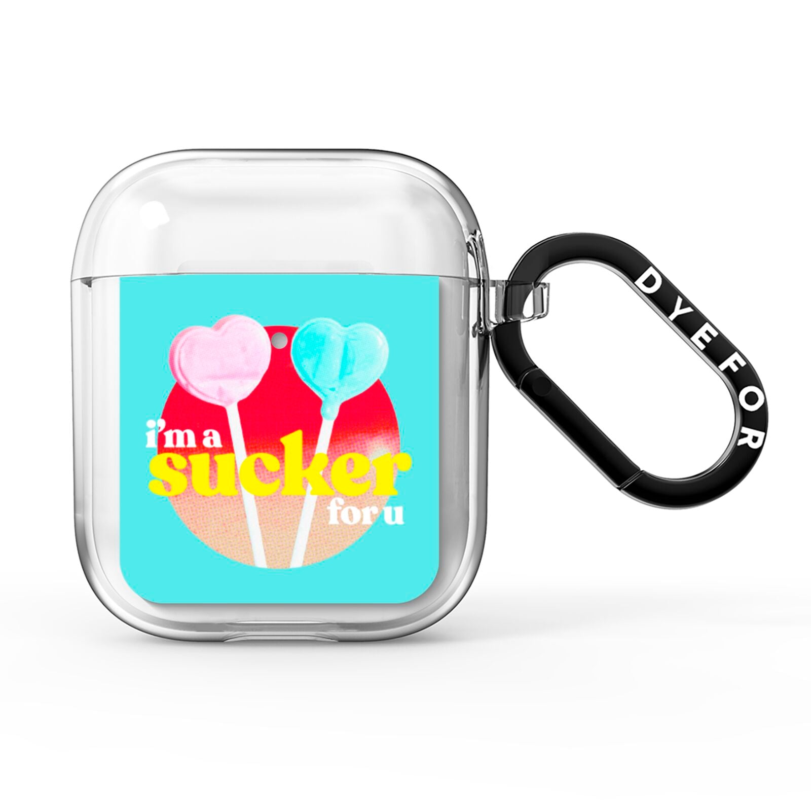 Retro Valentine AirPods Clear Case