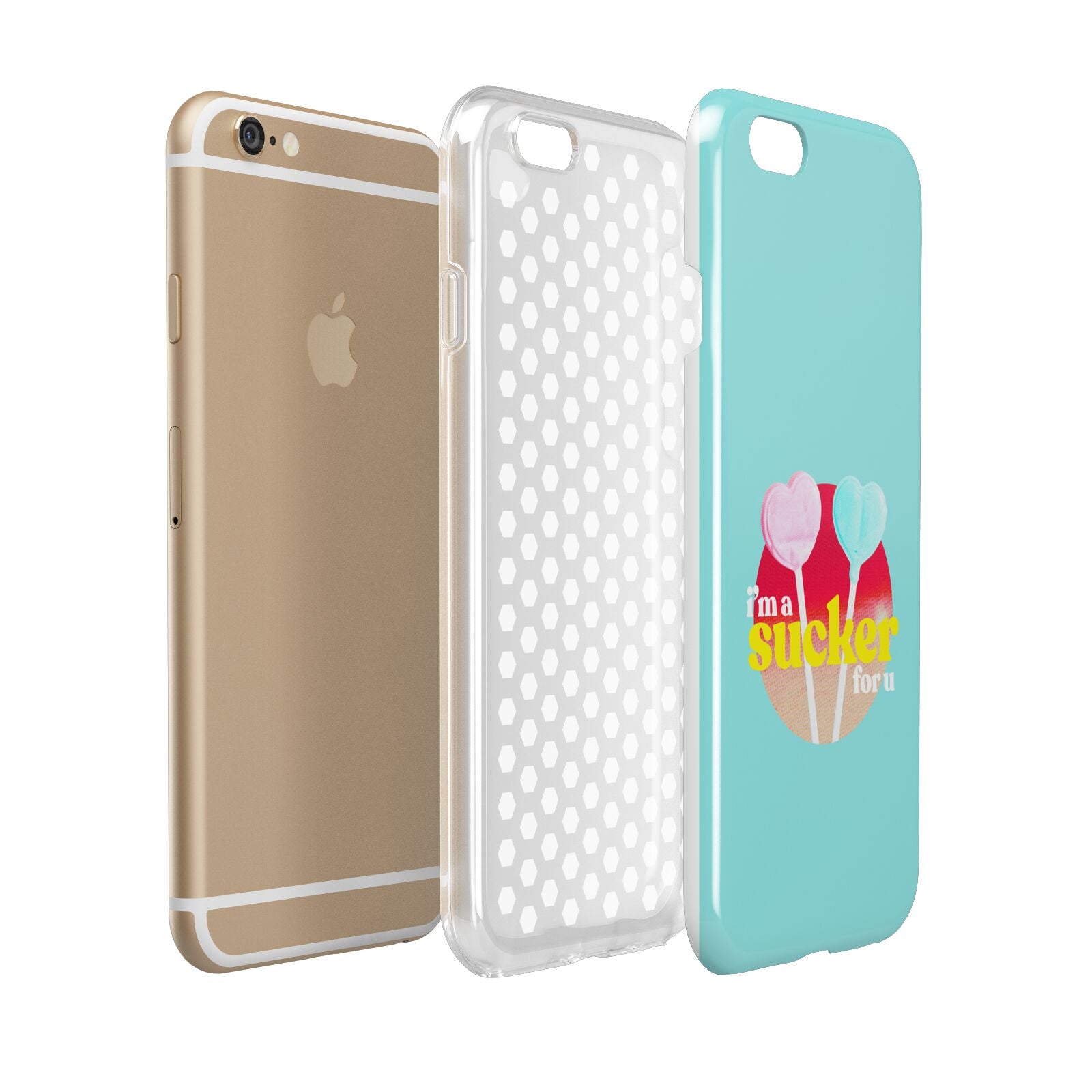 Retro Valentine Apple iPhone 6 3D Tough Case Expanded view