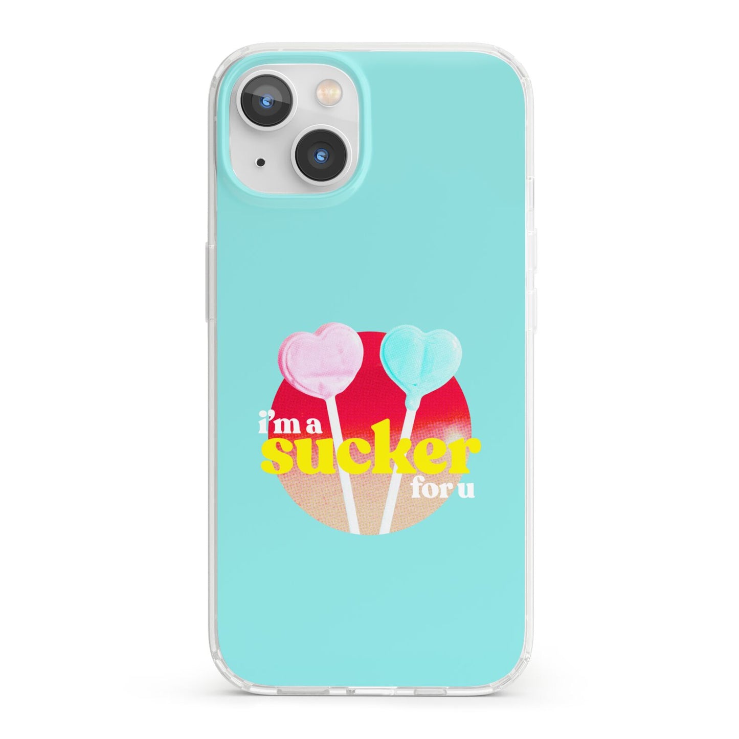 Retro Valentine iPhone 13 Clear Bumper Case