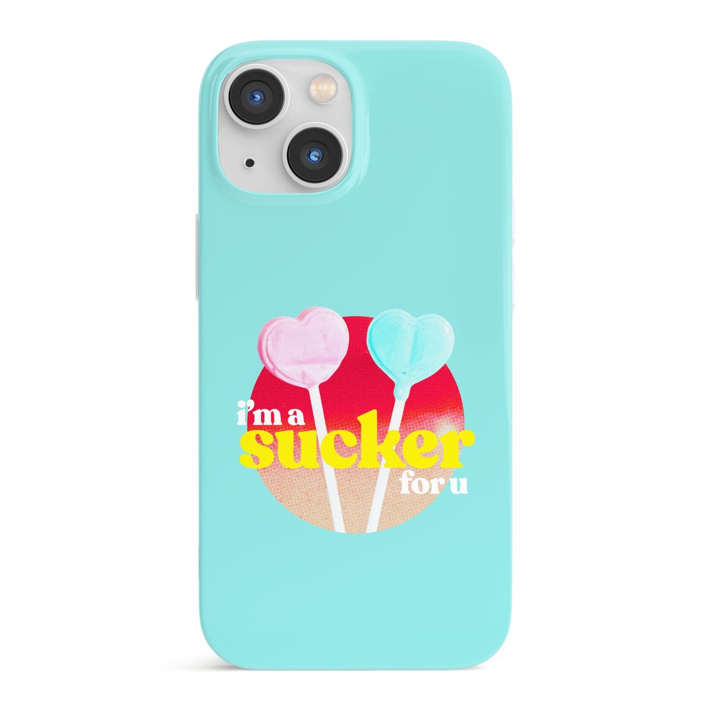Retro Valentine iPhone 13 Mini Full Wrap 3D Snap Case