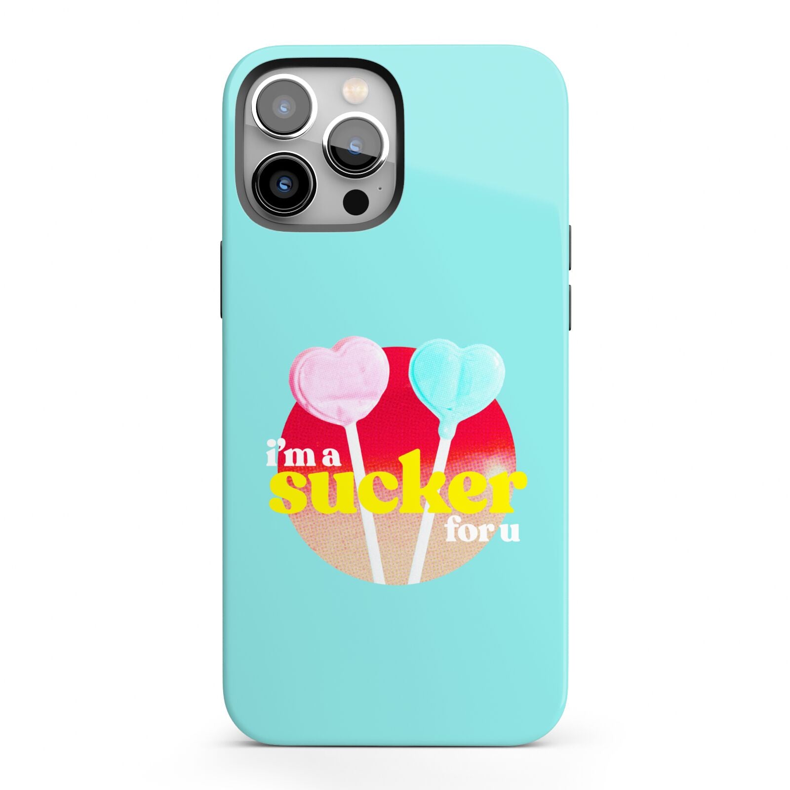 Retro Valentine iPhone 13 Pro Max Full Wrap 3D Tough Case