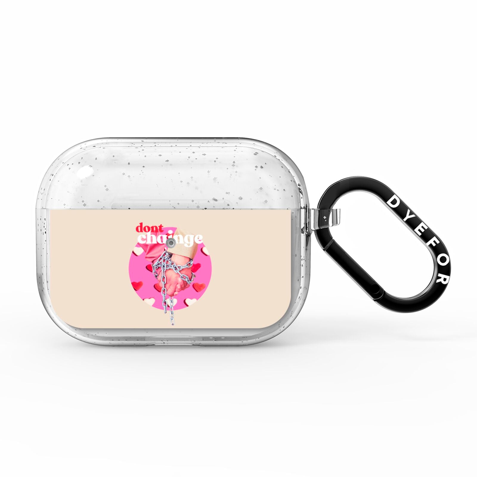 Retro Valentines Quote AirPods Pro Glitter Case