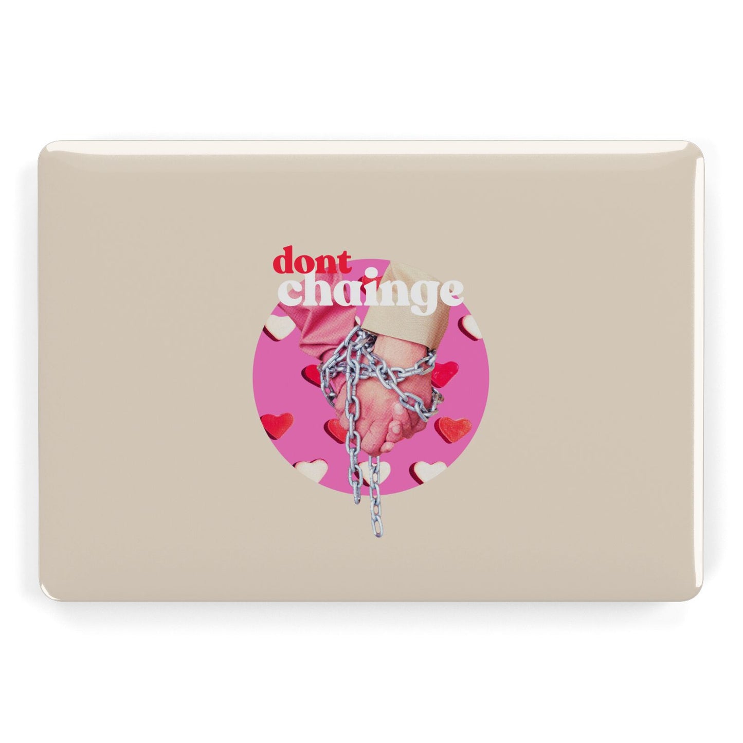Retro Valentines Quote Apple MacBook Case