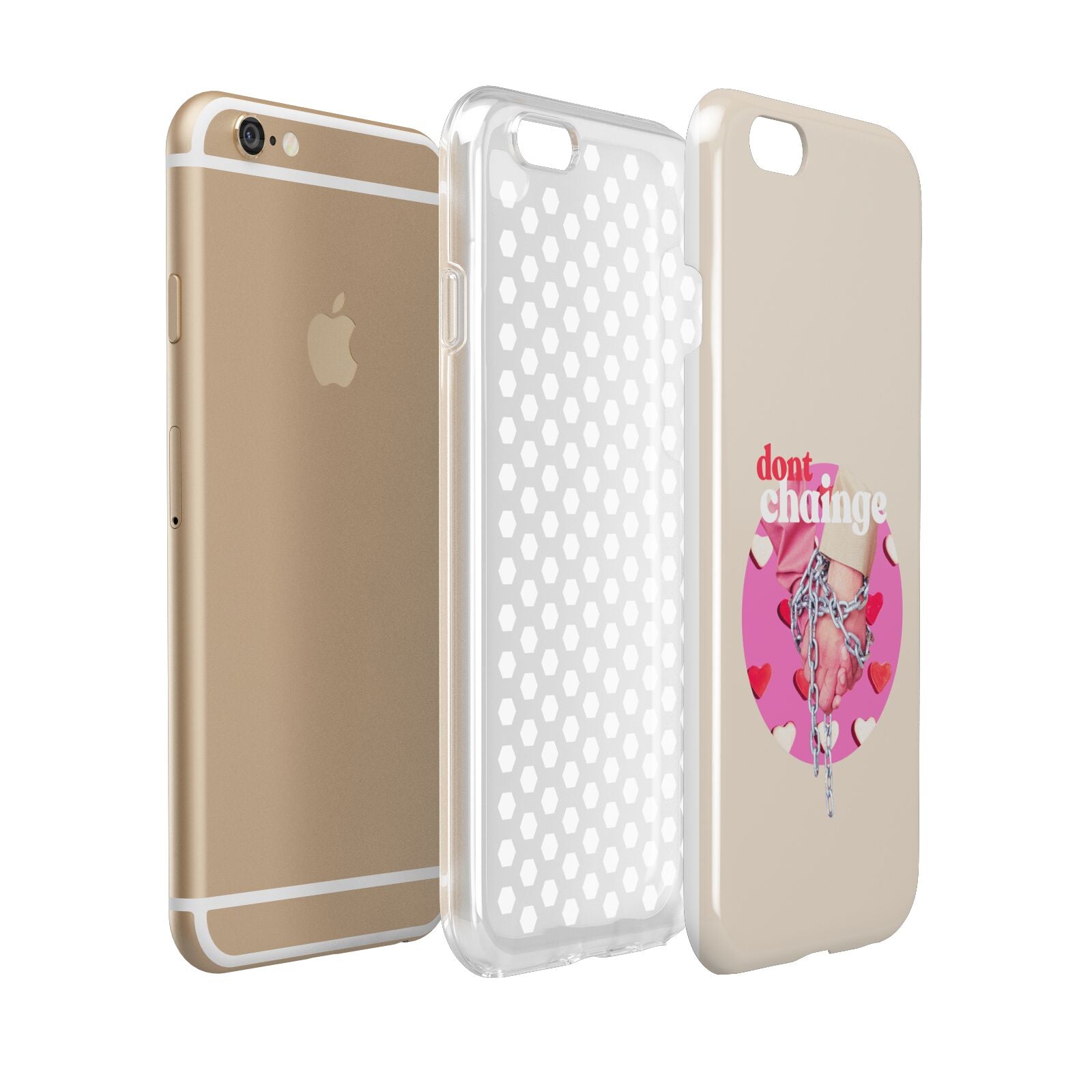 Retro Valentines Quote Apple iPhone 6 3D Tough Case Expanded view