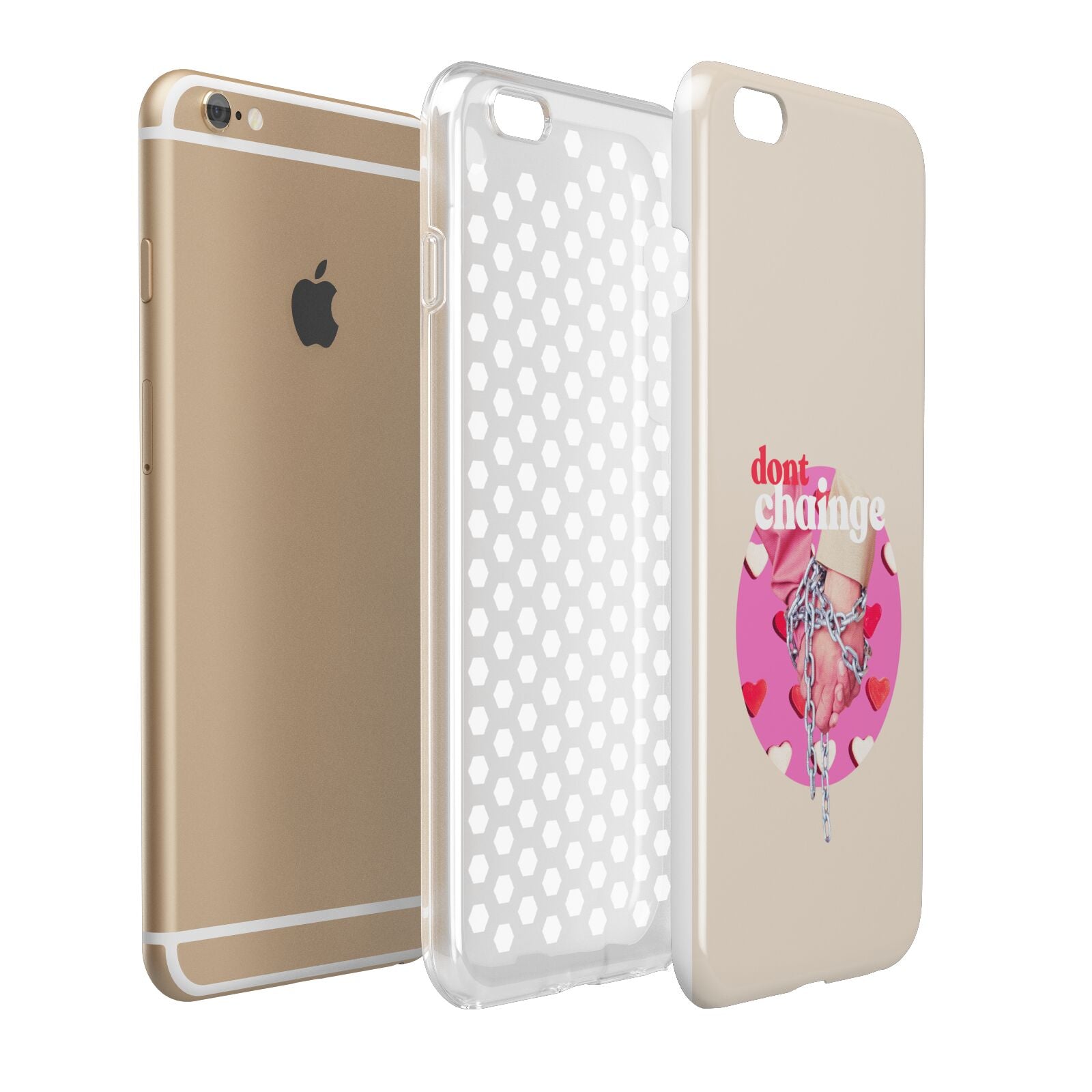 Retro Valentines Quote Apple iPhone 6 Plus 3D Tough Case Expand Detail Image