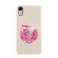 Retro Valentines Quote Apple iPhone XR White 3D Snap Case