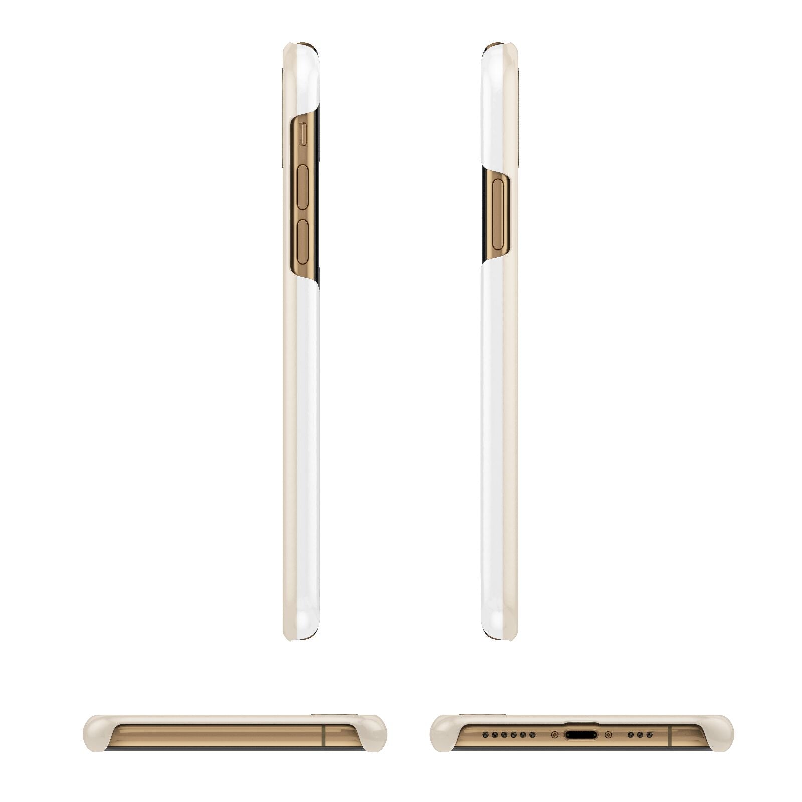 Retro Valentines Quote Apple iPhone Xs 3D Wrap Snap Case Angled Images