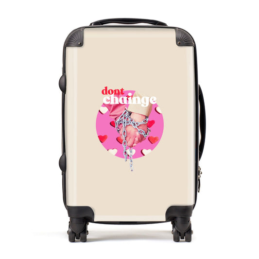Retro Valentines Quote Suitcase