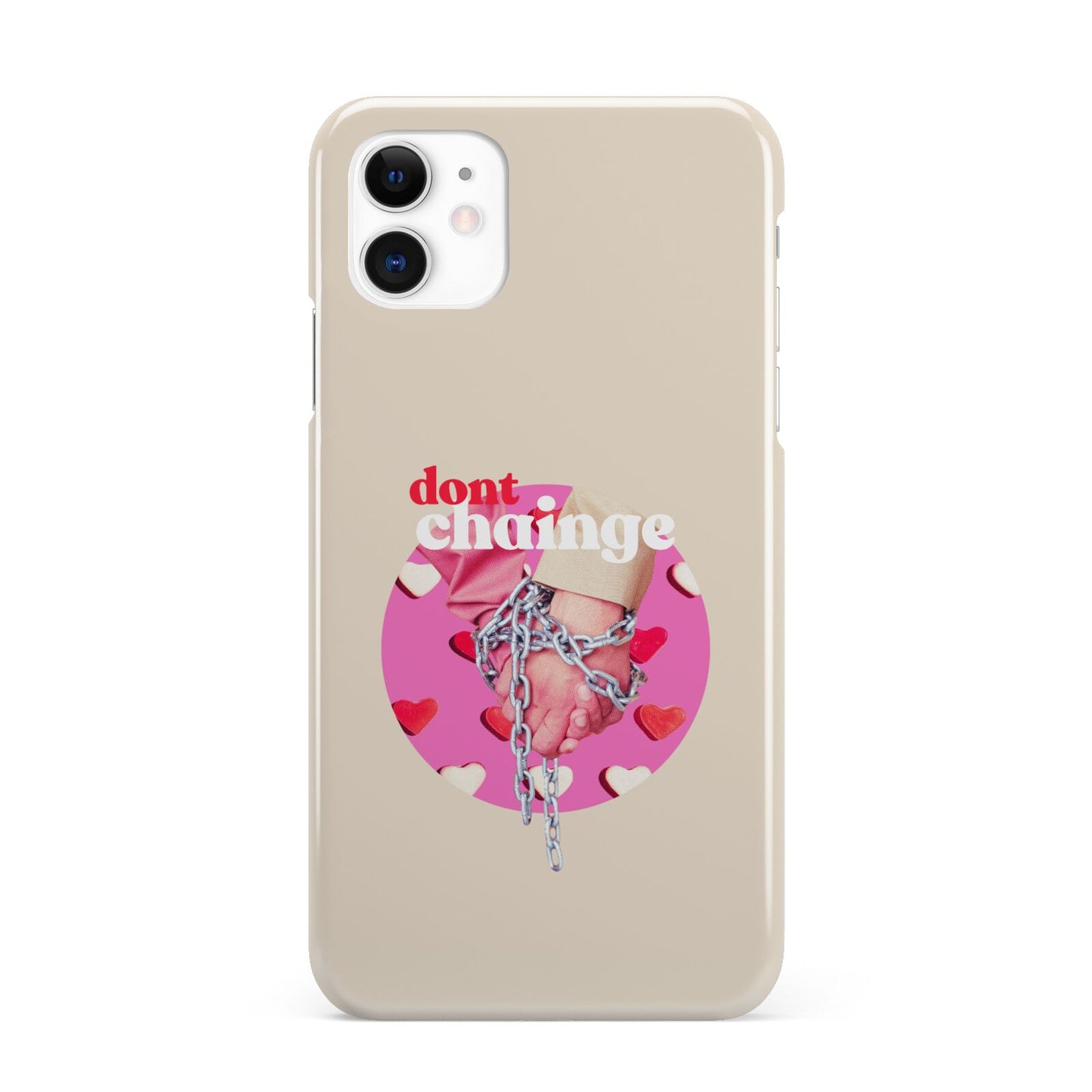 Retro Valentines Quote iPhone 11 3D Snap Case