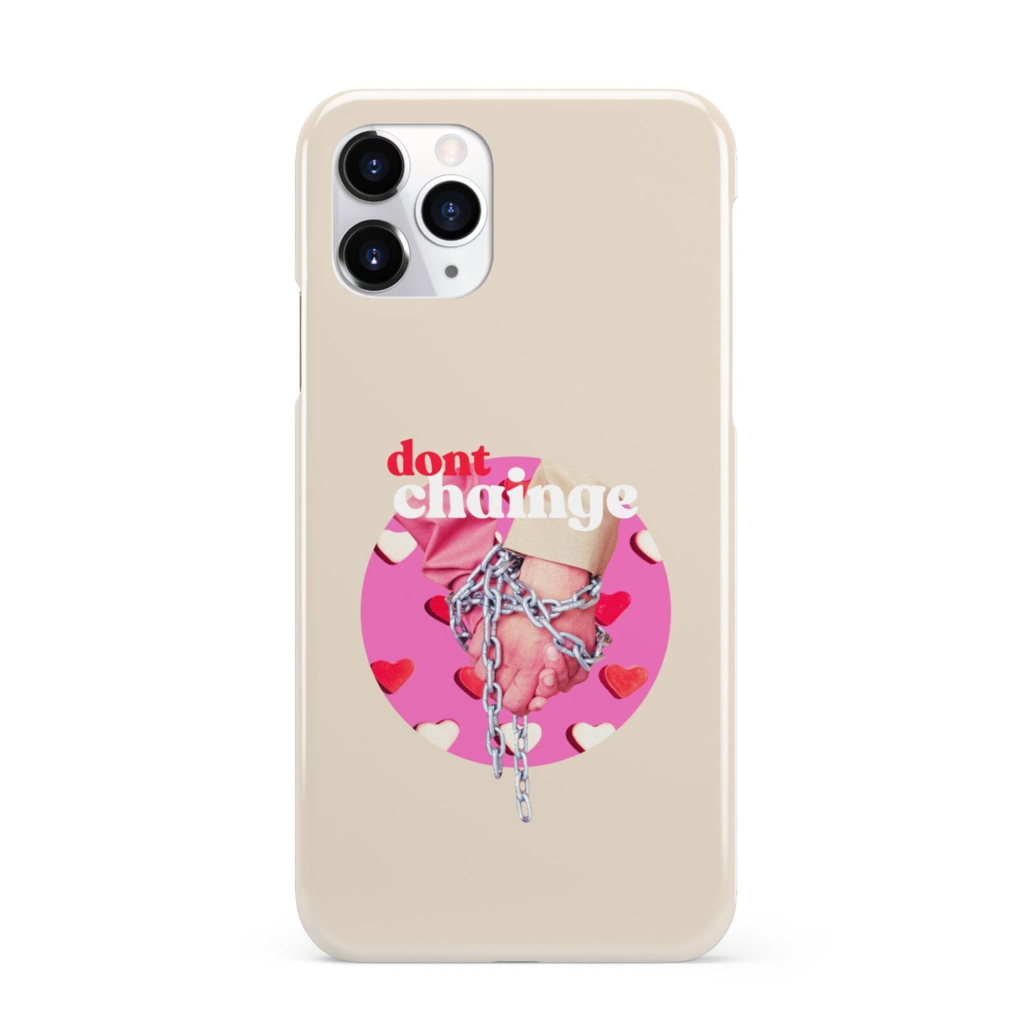 Retro Valentines Quote iPhone 11 Pro 3D Snap Case