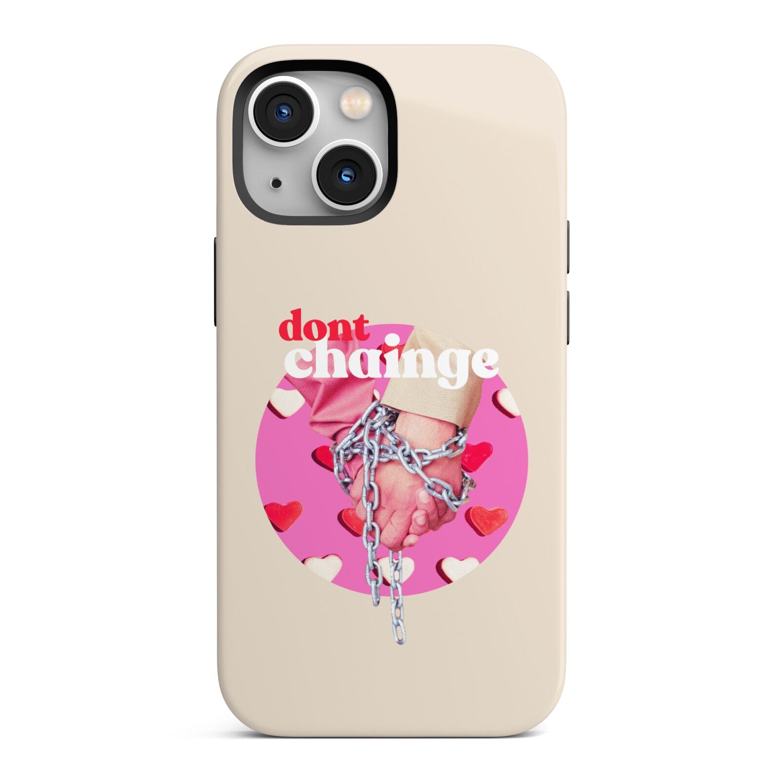 Retro Valentines Quote iPhone 13 Mini Full Wrap 3D Tough Case