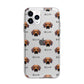 Rhodesian Ridgeback Icon with Name Apple iPhone 11 Pro Max in Silver with Bumper Case