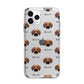 Rhodesian Ridgeback Icon with Name Apple iPhone 11 Pro in Silver with Bumper Case