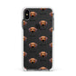 Rhodesian Ridgeback Icon with Name Apple iPhone Xs Max Impact Case White Edge on Black Phone