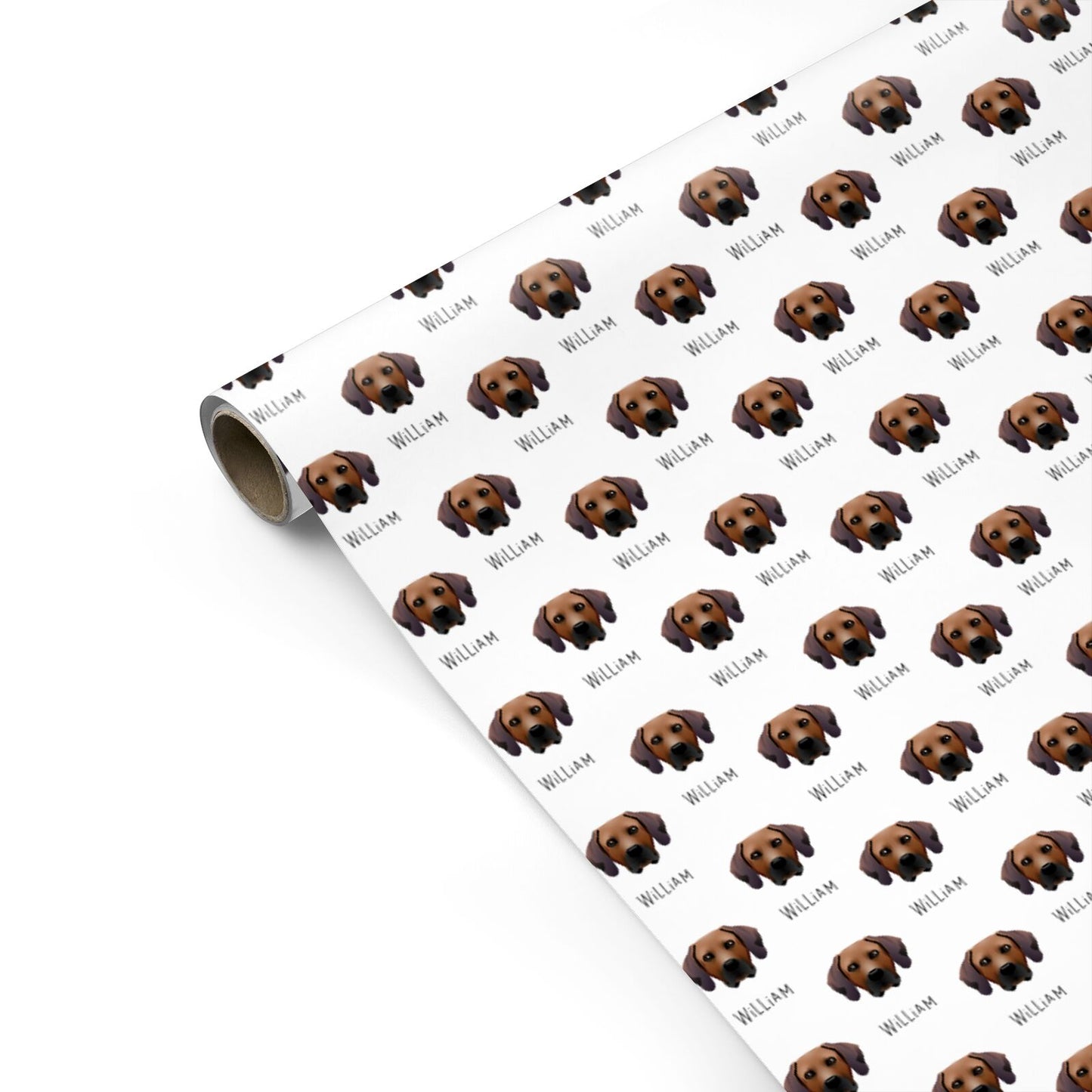 Rhodesian Ridgeback Icon with Name Personalised Gift Wrap