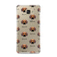 Rhodesian Ridgeback Icon with Name Samsung Galaxy A9 2016 Case on gold phone