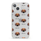 Rhodesian Ridgeback Icon with Name iPhone 13 Clear Bumper Case