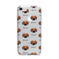 Rhodesian Ridgeback Icon with Name iPhone 7 Bumper Case on Silver iPhone