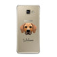 Rhodesian Ridgeback Personalised Samsung Galaxy A3 2016 Case on gold phone