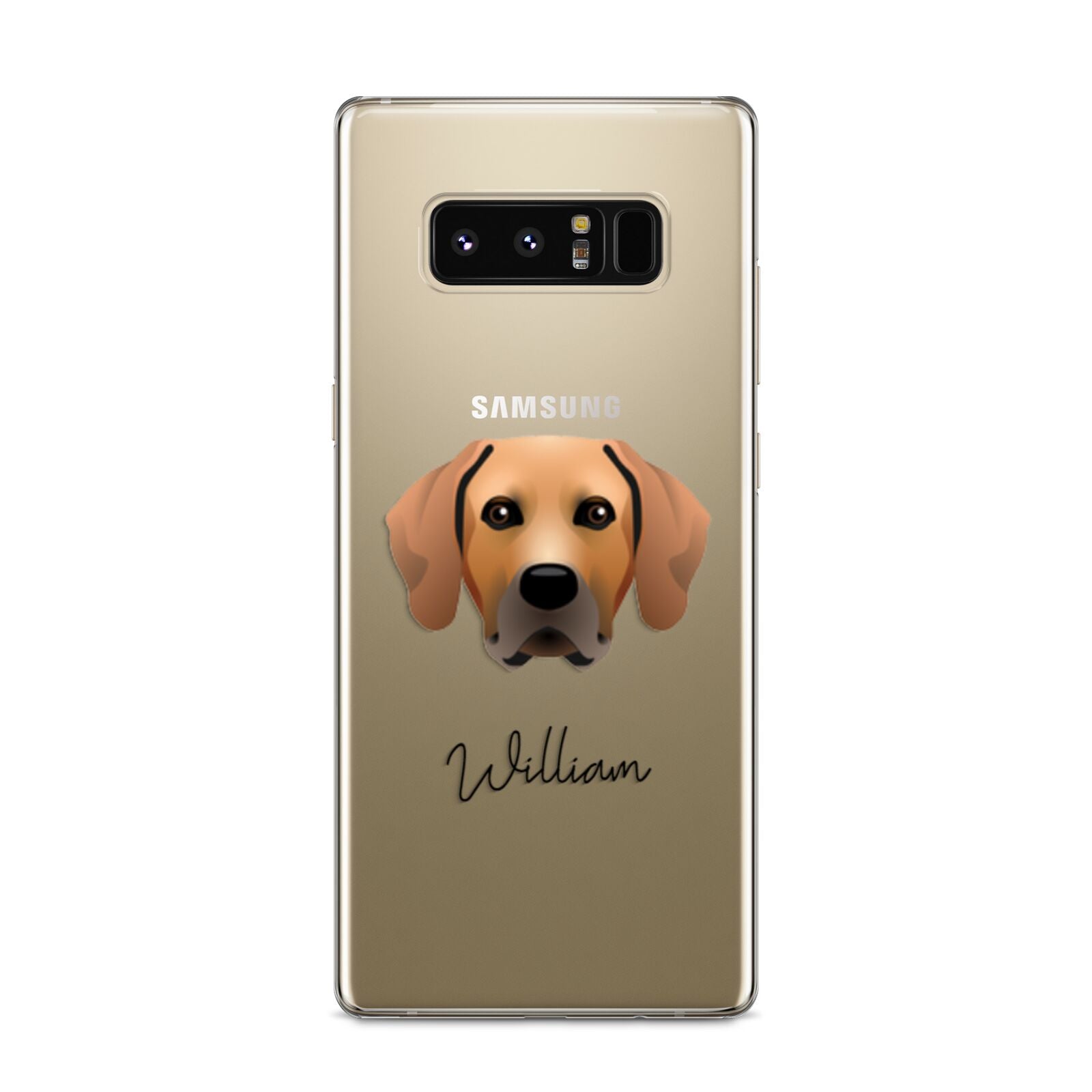 Rhodesian Ridgeback Personalised Samsung Galaxy S8 Case