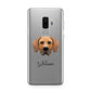 Rhodesian Ridgeback Personalised Samsung Galaxy S9 Plus Case on Silver phone
