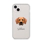 Rhodesian Ridgeback Personalised iPhone 14 Plus Clear Tough Case Starlight