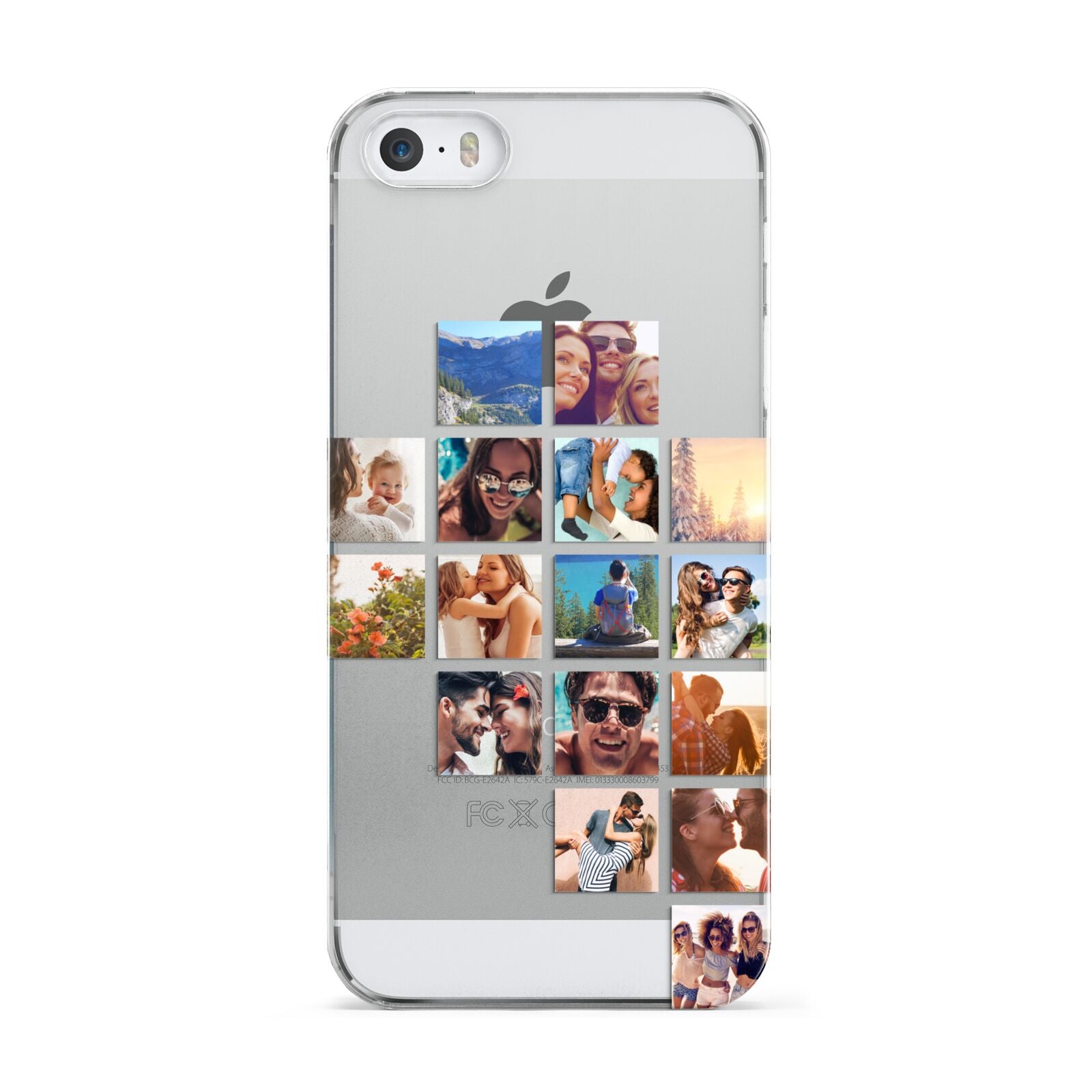 Right Diagonal Photo Montage Upload Apple iPhone 5 Case