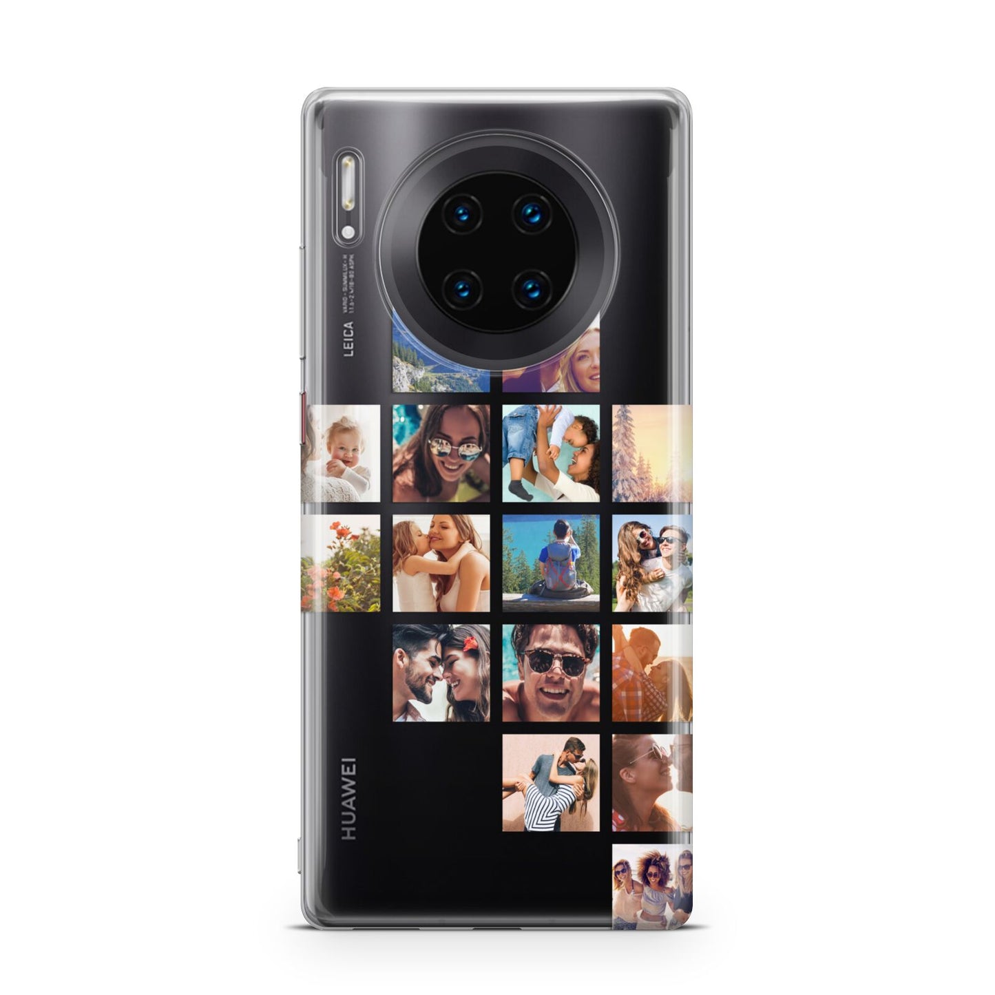 Right Diagonal Photo Montage Upload Huawei Mate 30 Pro Phone Case